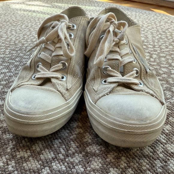 Golden Goose V-Star Sneakers with silver star and pearl suede - size 40 - Picture 7 of 9